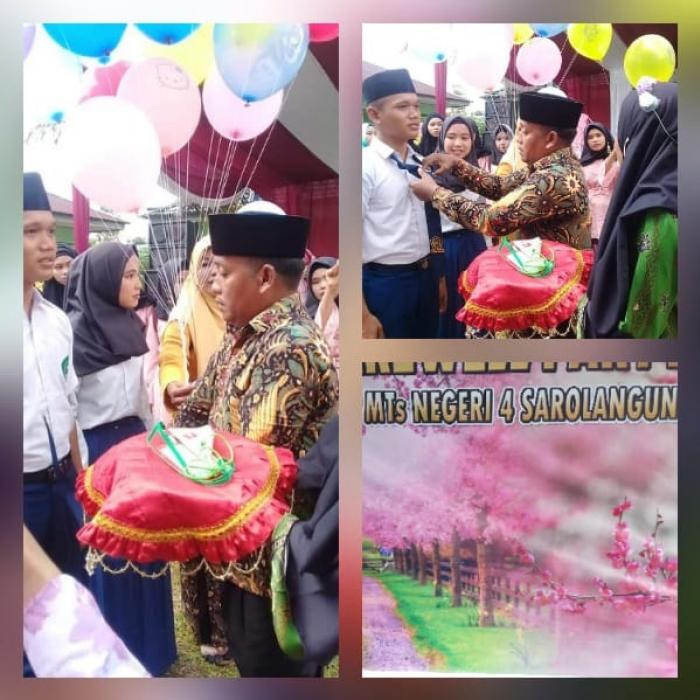 PELEPASAN SISWA/I MTsN 4 SAROLANGUN ANGKATAN KE_15 TAHUN PELAJARAN 2018/2019