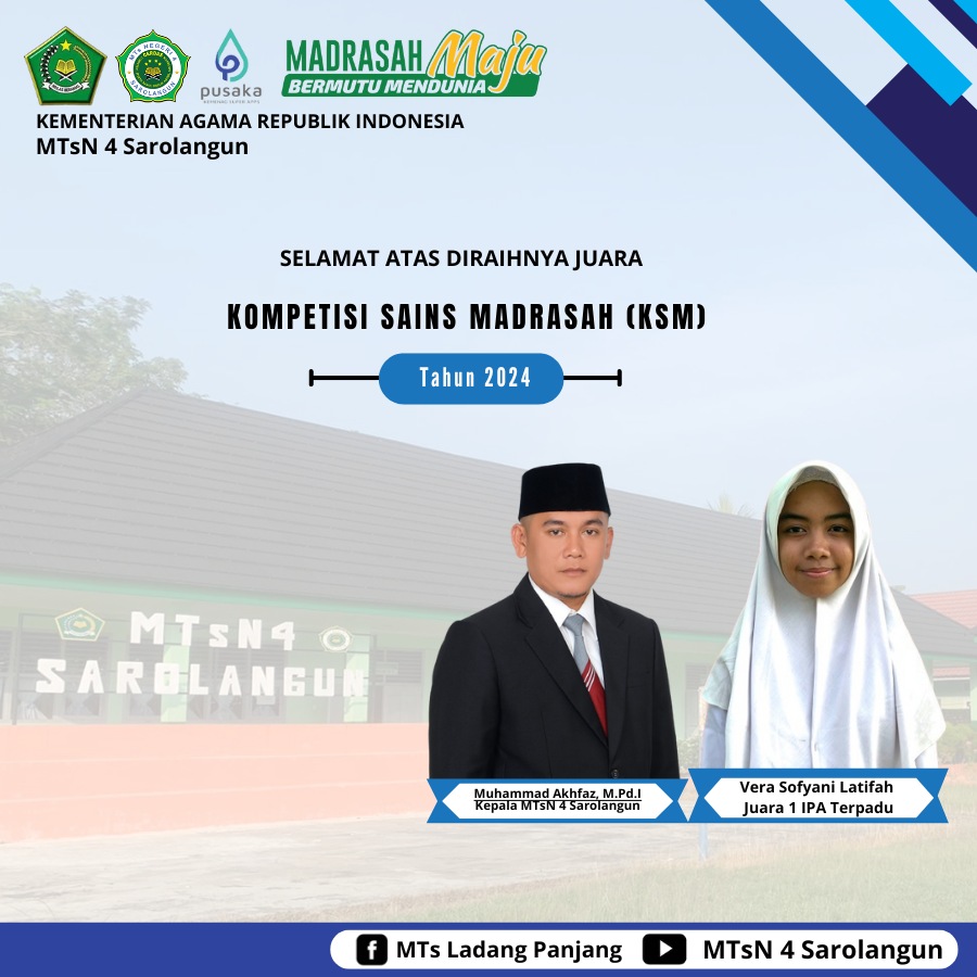 MTsN 4 Sarolangun Siap Berkompetisi Ajang KSM Tingkat Provinsi