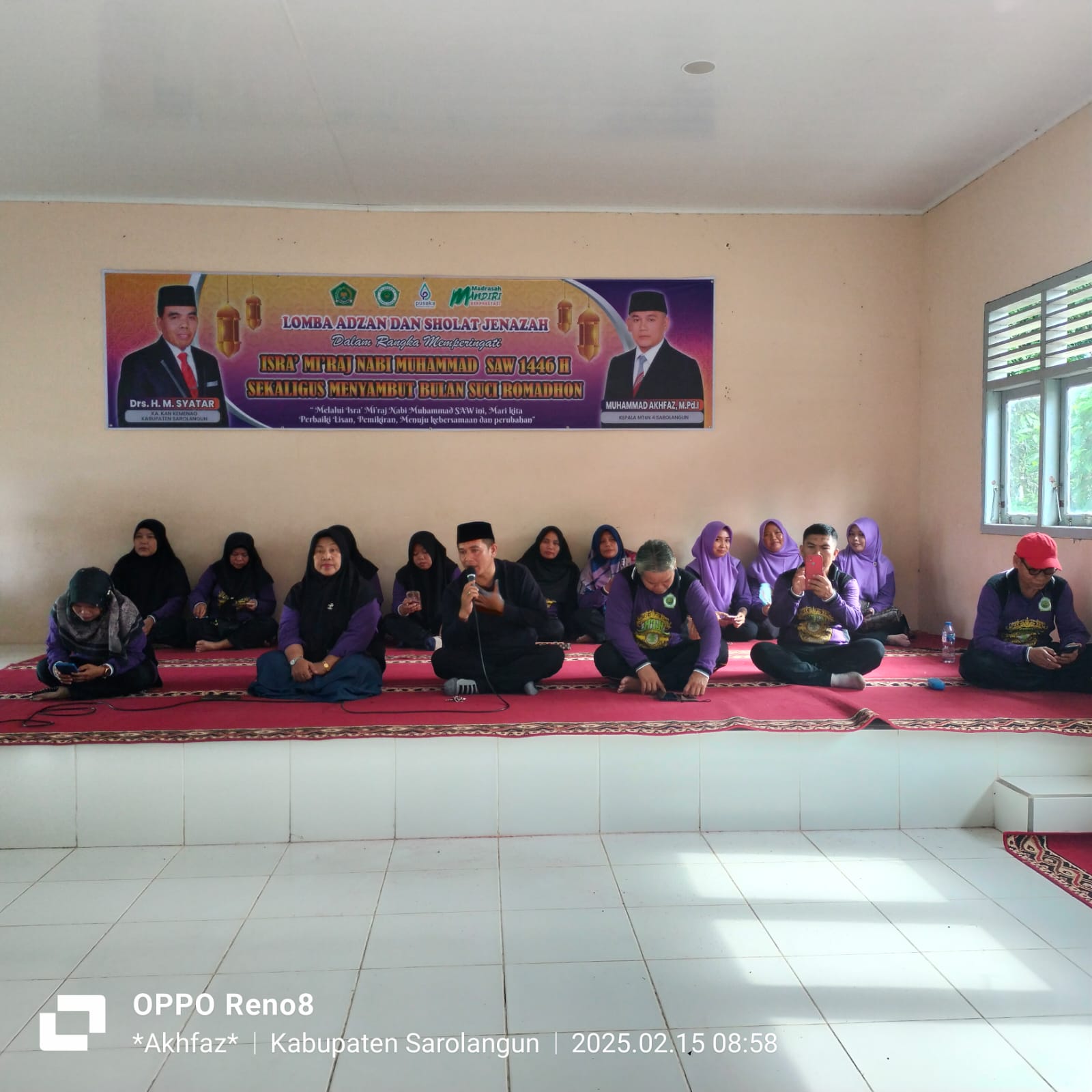 Lomba Sholat Jenazah dan Lomba Azan MTsN 4 Sarolangun dalam Rangka Memperingati Israjâ€™ Miâ€™raj Nabi Muhammad S.A.W