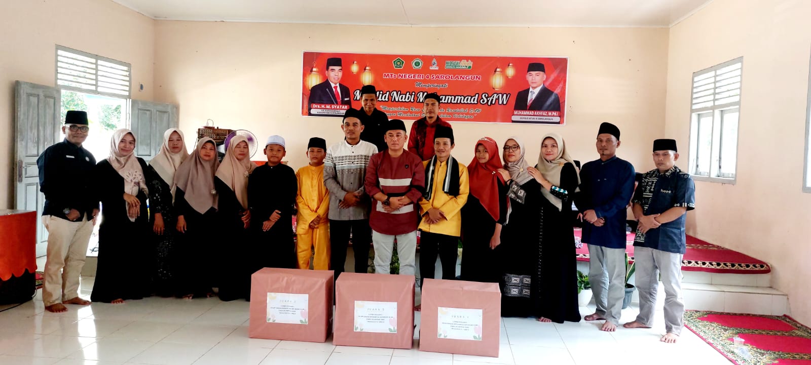 MTsN 4 Sarolangun Semarakkan Maulid Nabi Muhammad SAW