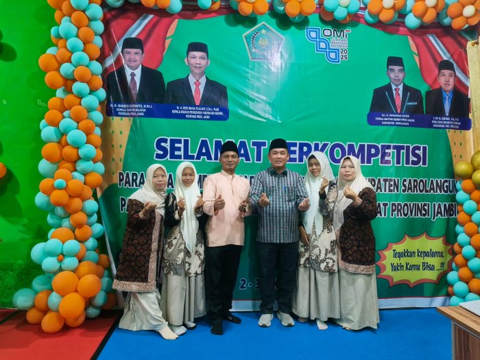 Dua Siswa MTsN 4 Sarolangun Ikut Bersaing di OMI Provinsi 2025